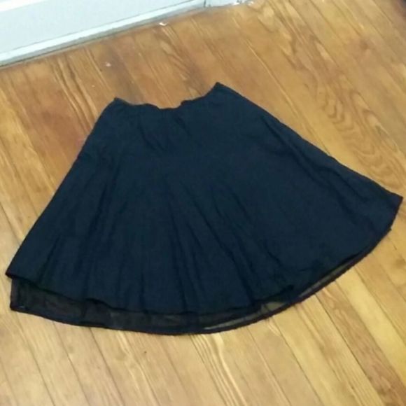 jcpenney Skirts Firm Joe Benbassetxl Black Dance Net Skirt Poshmark